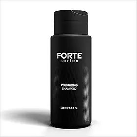 Alex Costa Shampoo volumizador da série FORTE com biotina, queratina e proteína de arroz, preto, 21 ml, fórmula de uso diário para volume e espessura instantâneos