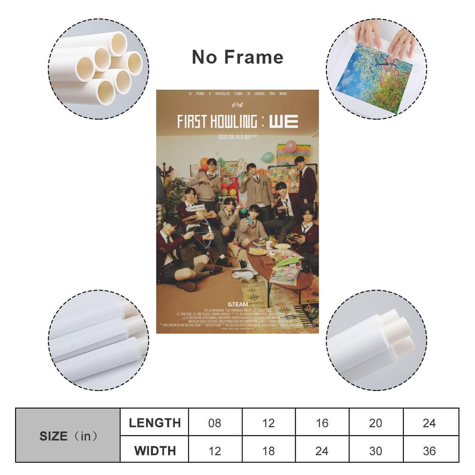 Amazon.co.jp: &TEAM エンティーム First Howling WE 人気キャンバス