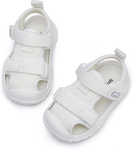 Miniatura 3 de BMCiTYBM Sandalias de verano con punta cerrada para bebé, niño, niña, zapatos ligeros, antideslizantes, para primeros pasos, 6, 9, 12, 18, 24 meses
