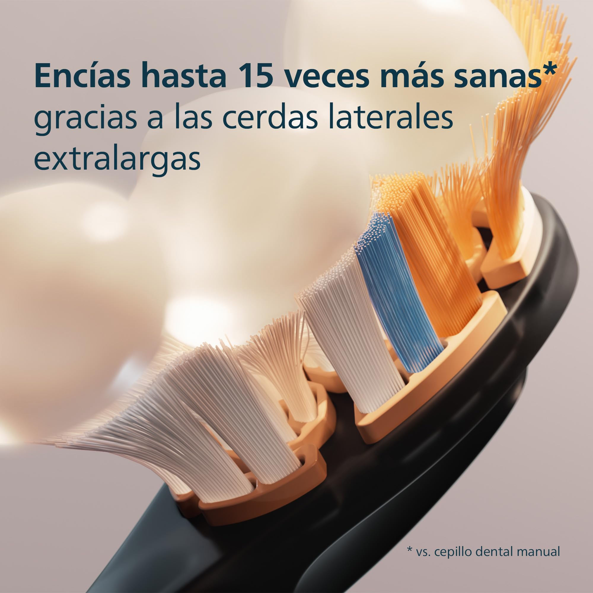 Philips Sonicare A3 Premium All-in-One, cabezales de cepillado de repuesto originales, negro, paquete de 4, HX9094/88