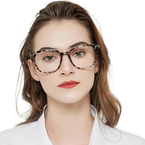 AEZUNI Anteojos de lectura de marco grande para mujer, anteojos de lectura cuadrados de moda 1.0 1.5 2.0 2.5 3.0 3.5 4.0 5.0 6.0 AEZUNI Anteojos de lectura de marco grande para mujer, anteojos de lectura cuadrados de moda 1.0 1.5 2.0 2.5 3.0 3.5 4.0 5.0 6.0