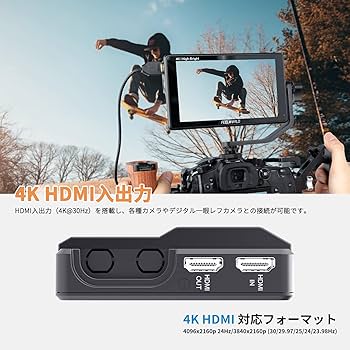 Amazon | FEELWORLD LUT6E 6インチタッチスクリーン一眼レフ