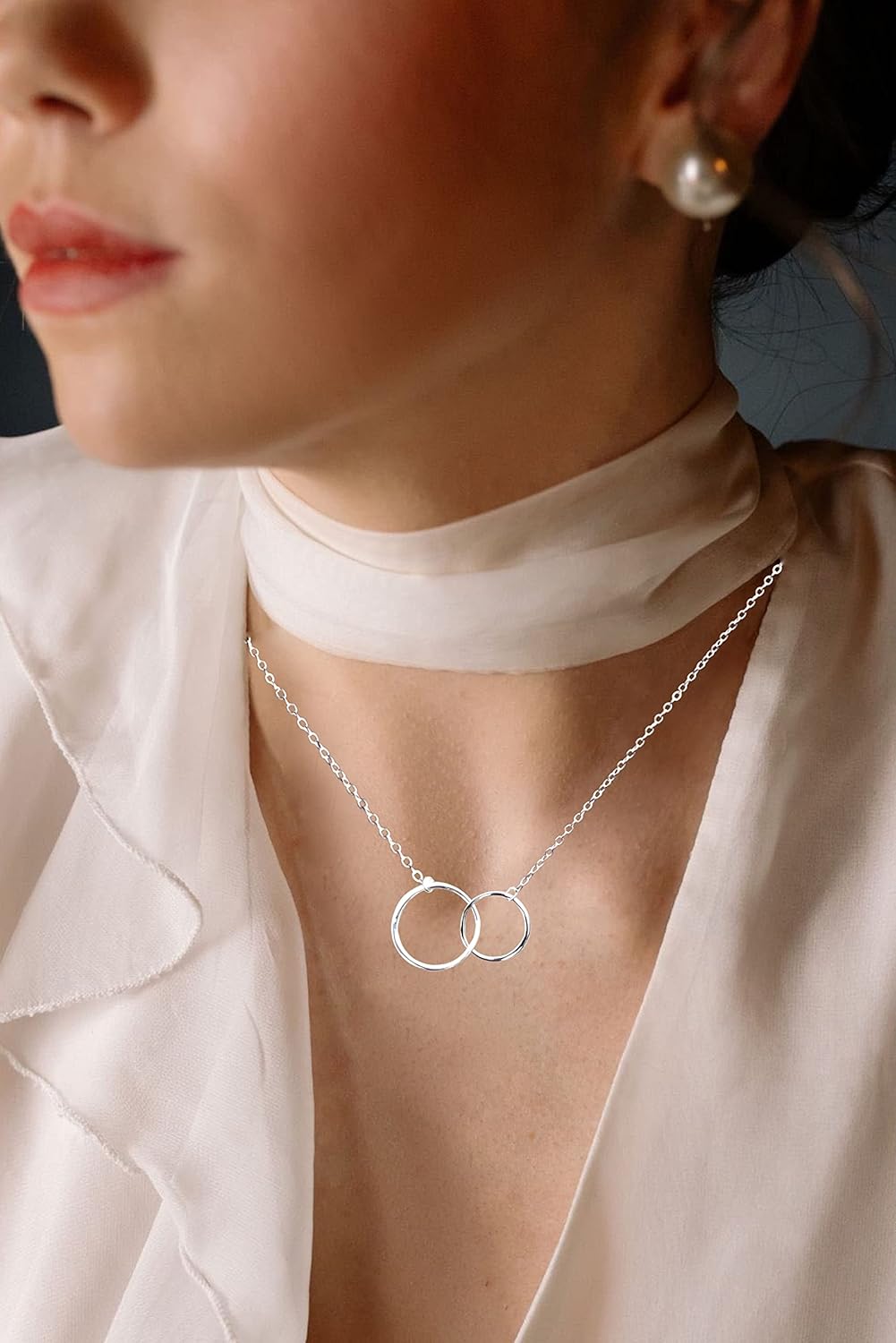 Sterling Silver Infinity Necklace for Women – Adjustable 16–18" Chain, Hypoallergenic, Gift-Ready with 'Stronger Than The Storm' Message Card – Encouragement, Recovery & Strength - Image 4