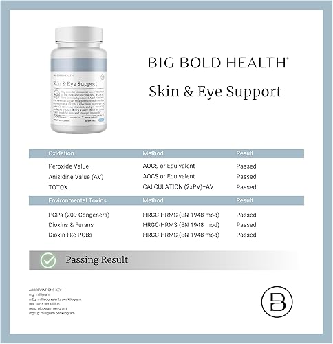 Miniatura 6 de BIG BOLD HEALTH Apoyo para la piel y los ojos - Complejo Omega-3 con aceite de salmón de Alaska, DHA, astaxantina y luteína para ojos y piel