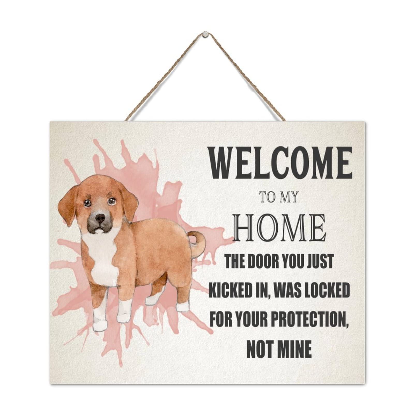 Panneau mural bois Welcome pour habiller un mur vide de bureau ou de chambre