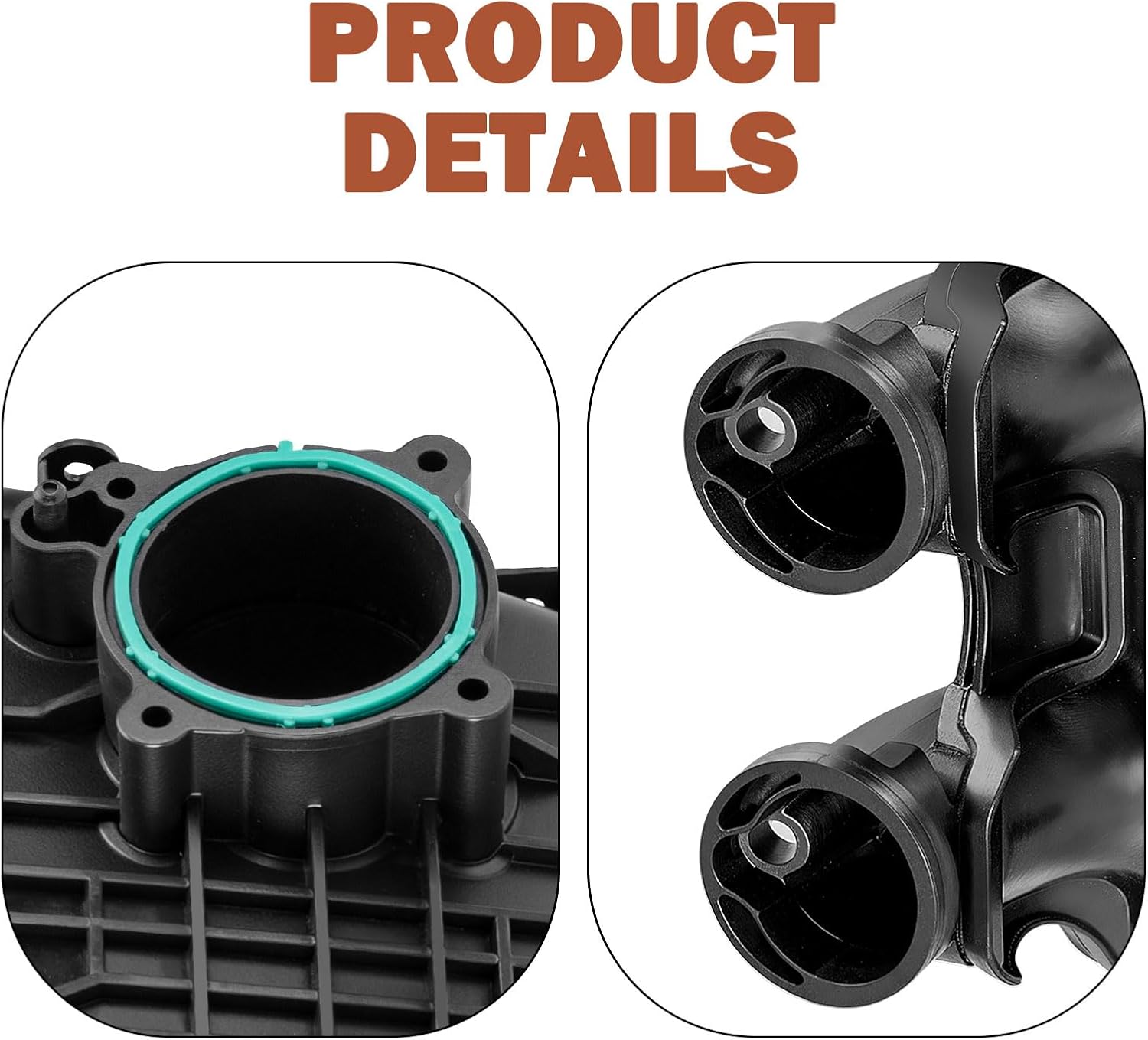Air Box Intake Manifold & Intake Boot 2207917 1204698 Compatible with Polaris 2016 2017 2018 General ACE Ranger RZR 900 1000 S XP 1205773