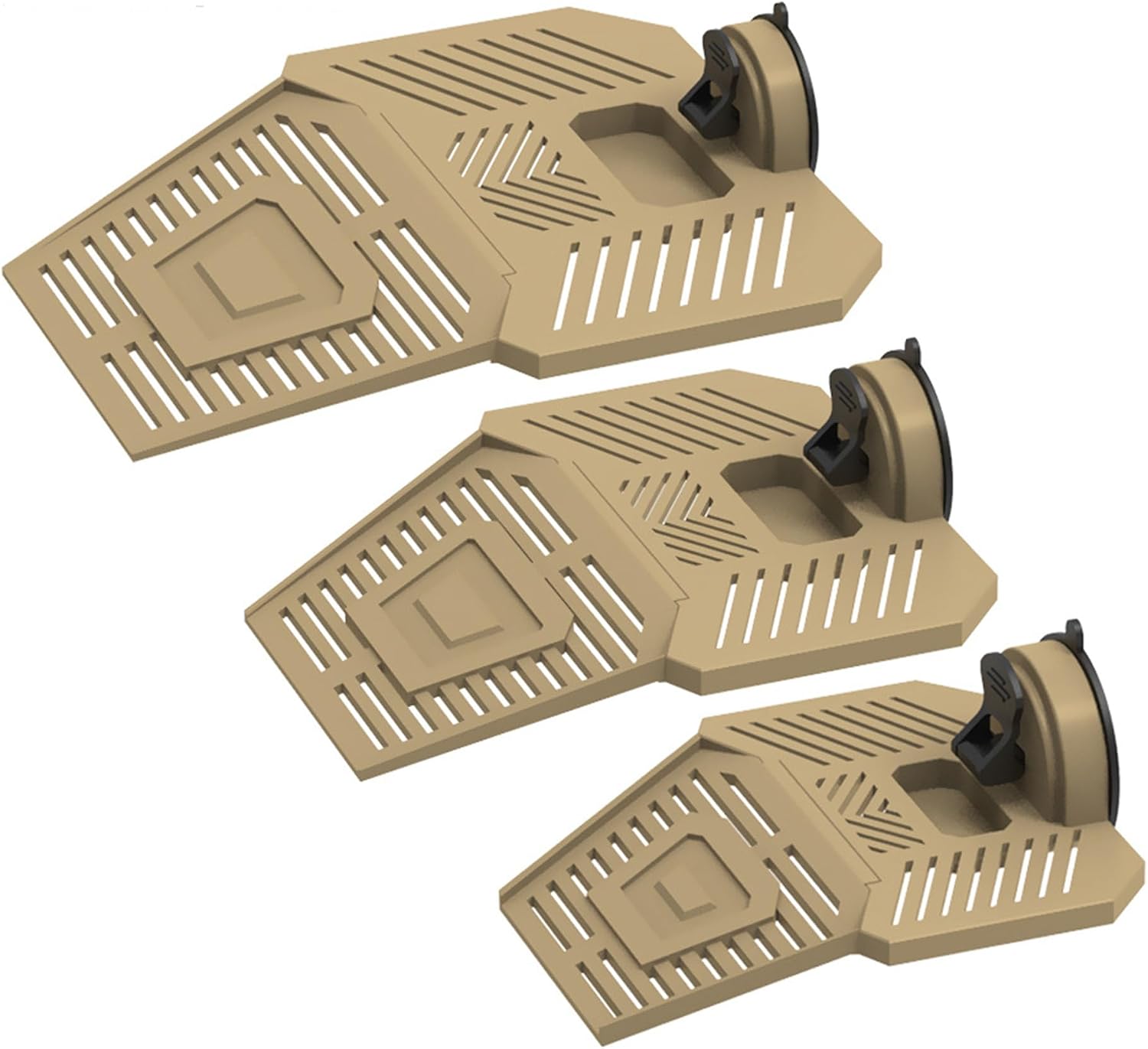 Turtle Resting Basking Platform, Turtles Ramp Removable Tortoise Climbing Ladder Resting Terrace for Reptiles Amphibian Habitat Hideouts Aquarium Floating Dock (Brown, L)