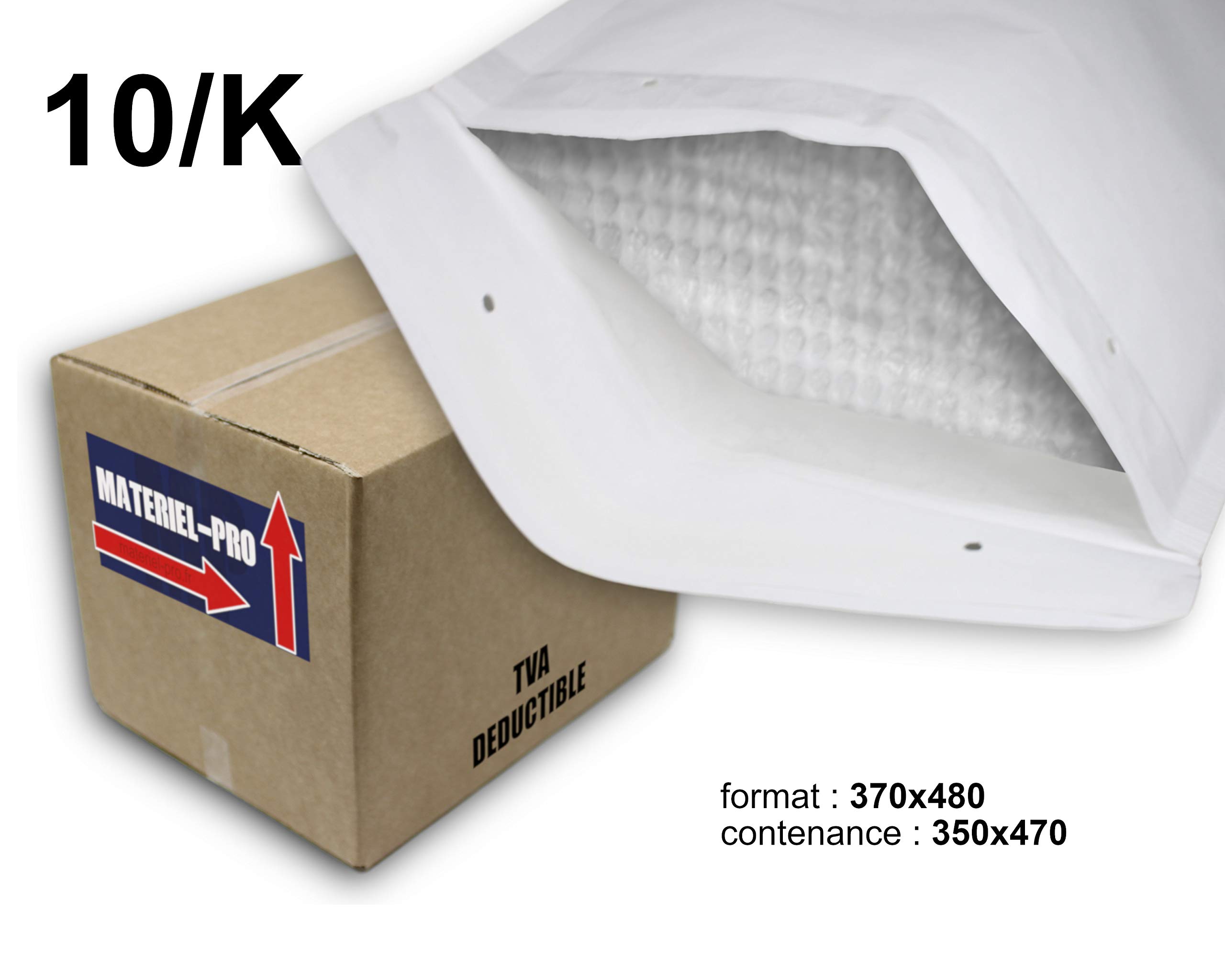 200 Enveloppes à Bulles d'air Pochettes Matelassées d’Expédition ECONOMIQUE taille K K10 K/10 int. 350 x 470 mm Pour A3