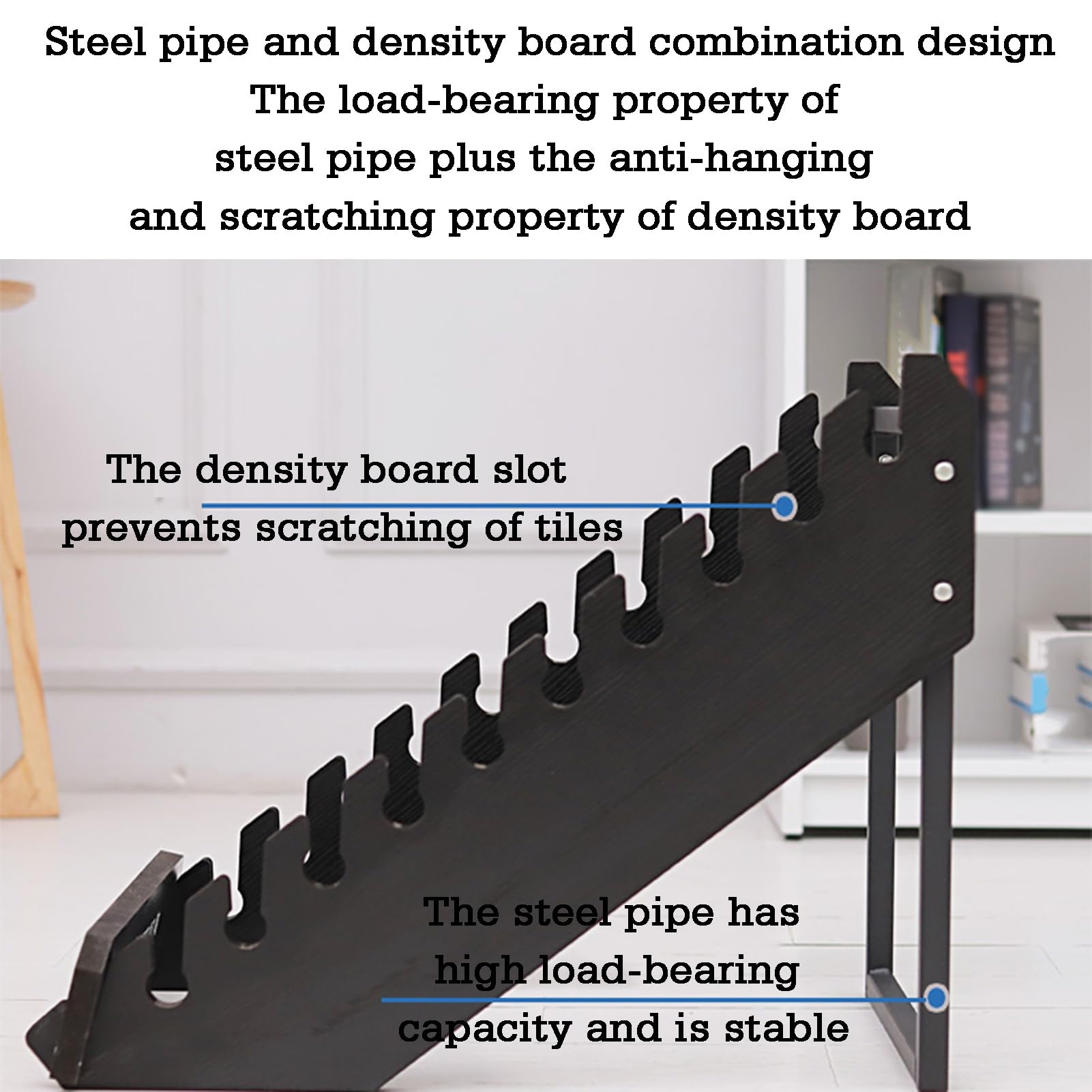Scaffale organizer per negozi al dettaglio, espositore multistrato in legno per showroom, ideale per fiere ed esposizioni