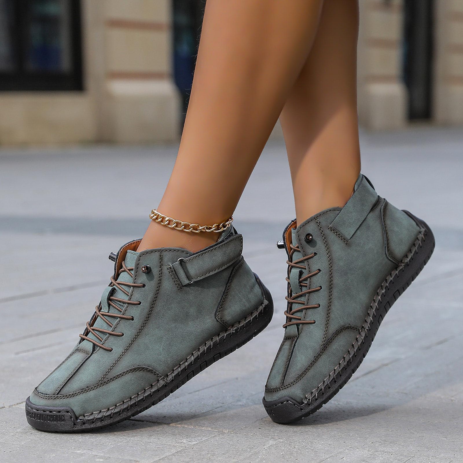 Zapatillas Montela para mujer, zapatillas tradicionales de encaje, malla transpirable, deportivas, elegantes, ocio, Oktoberfest, deportes al aire libre, caminar