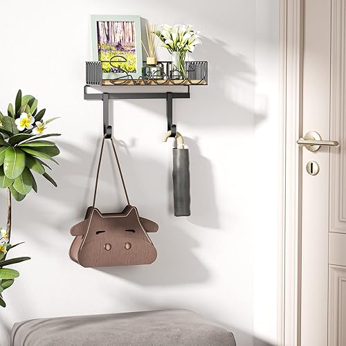 Miniatura 8 de SRIWATANA Soporte para tabla de planchar para colgar en la pared, soporte para plancha y tabla de planchar, organización y almacenamiento de