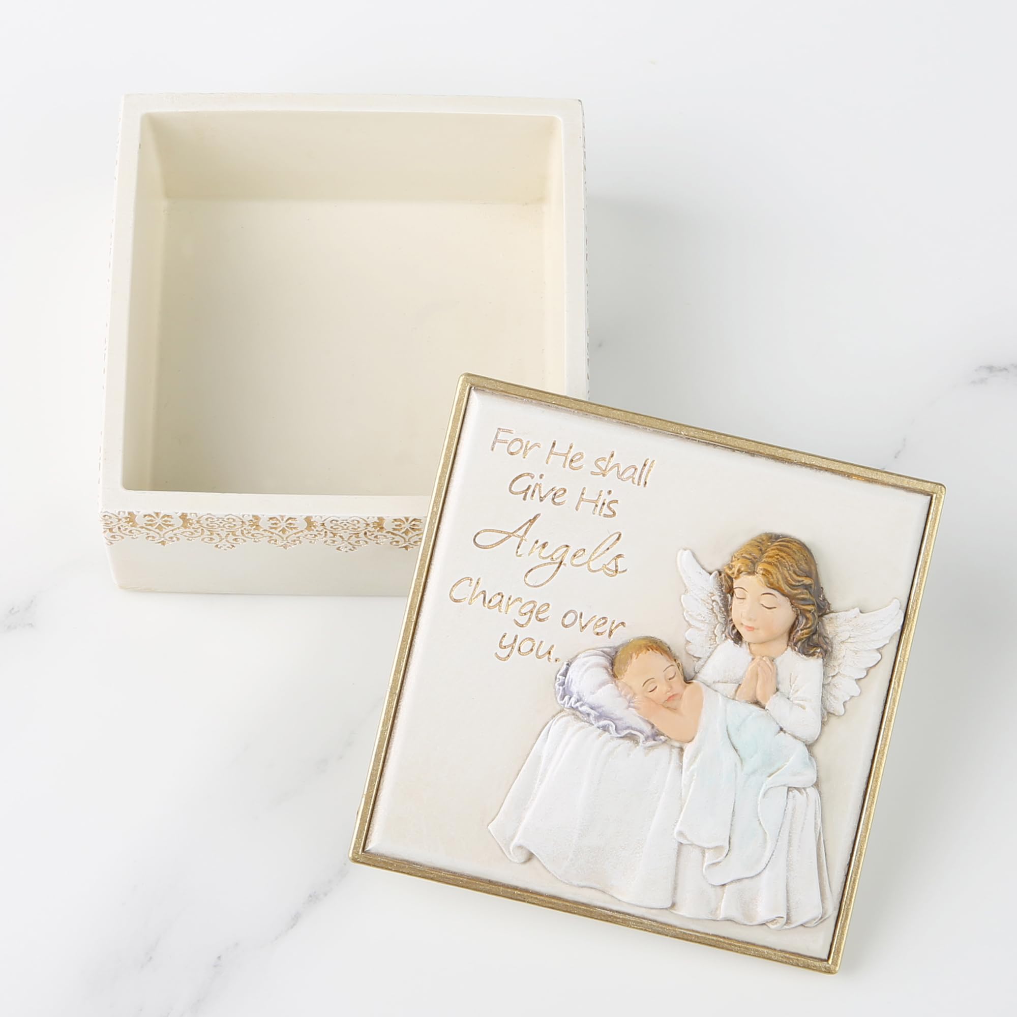 FIDWALL Mon Premier Chapelet Avec Boîte Souvenir - Cadeau De Baptême Et