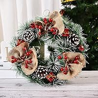 Amazon.co.jp: SoraBra 13インチ クリスマスリース 松の針で飾られた