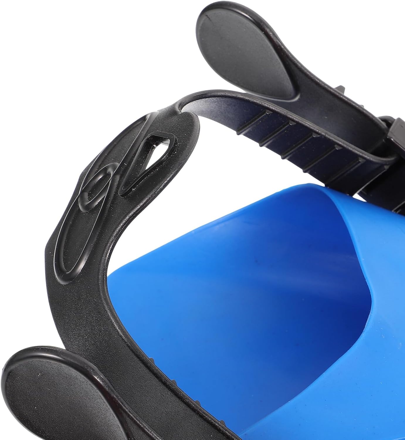 GALPADA Diving Flippers and Swimming Training Fins, Adjustable Blue Lightweight Snorkeling Fins for Adults Size L 39-43, Essential Water Sports Swimming Accessory for Pool and Beach