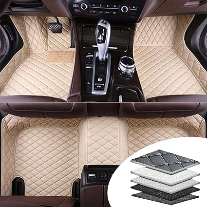 Amazon Co Jp トヨタクラウンフロアマット180系 0系 カーマット 210系 2系 日本仕様 3dカーマット 車用 レザーフロア マット車用全天候型防水 滑り止め フルカバーフロントおよびリアフロアライニング 車 バイク