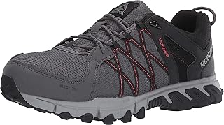 Athletic Shoe,10-1/2,D,Gray,Alloy,PR