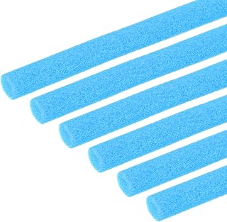 PATIKIL Backer Rod 3/8 in x 3.3 Ft, 6 Pcs Foam Rod Caulk Saver Expansion Joint Filler Rope Weather Strip Foam Noodle for Gaps Concrete Crack Filling DIY Craft (10mm Dia), Blue
