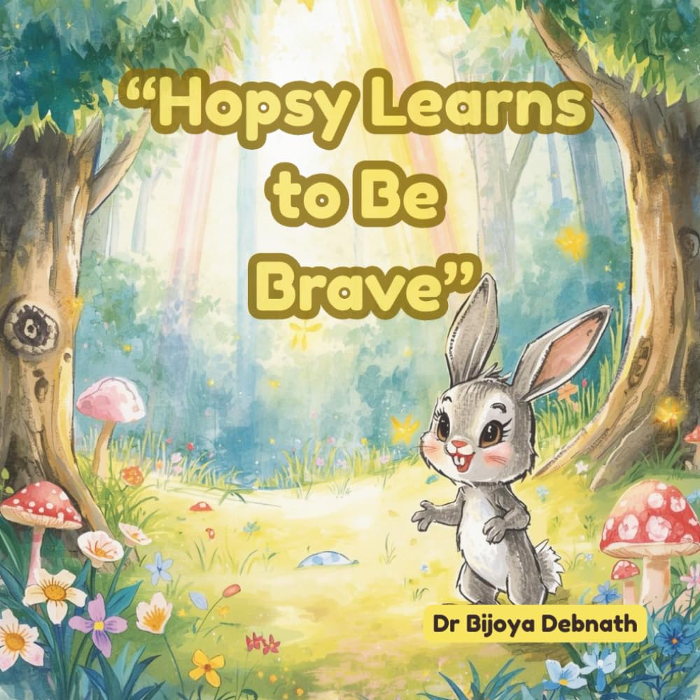 Hopsy Learns to Be Brave: An Animal Bedtime Story About Courage and Kindness for Kids Ages 3–6