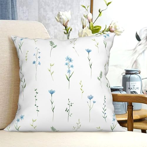 Miniatura 5 de Gebski Fundas de almohada con diseño de flores silvestres de acuarela de 16 x 16 pulgadas, almohadas para sofá, exteriores, fundas de almohada