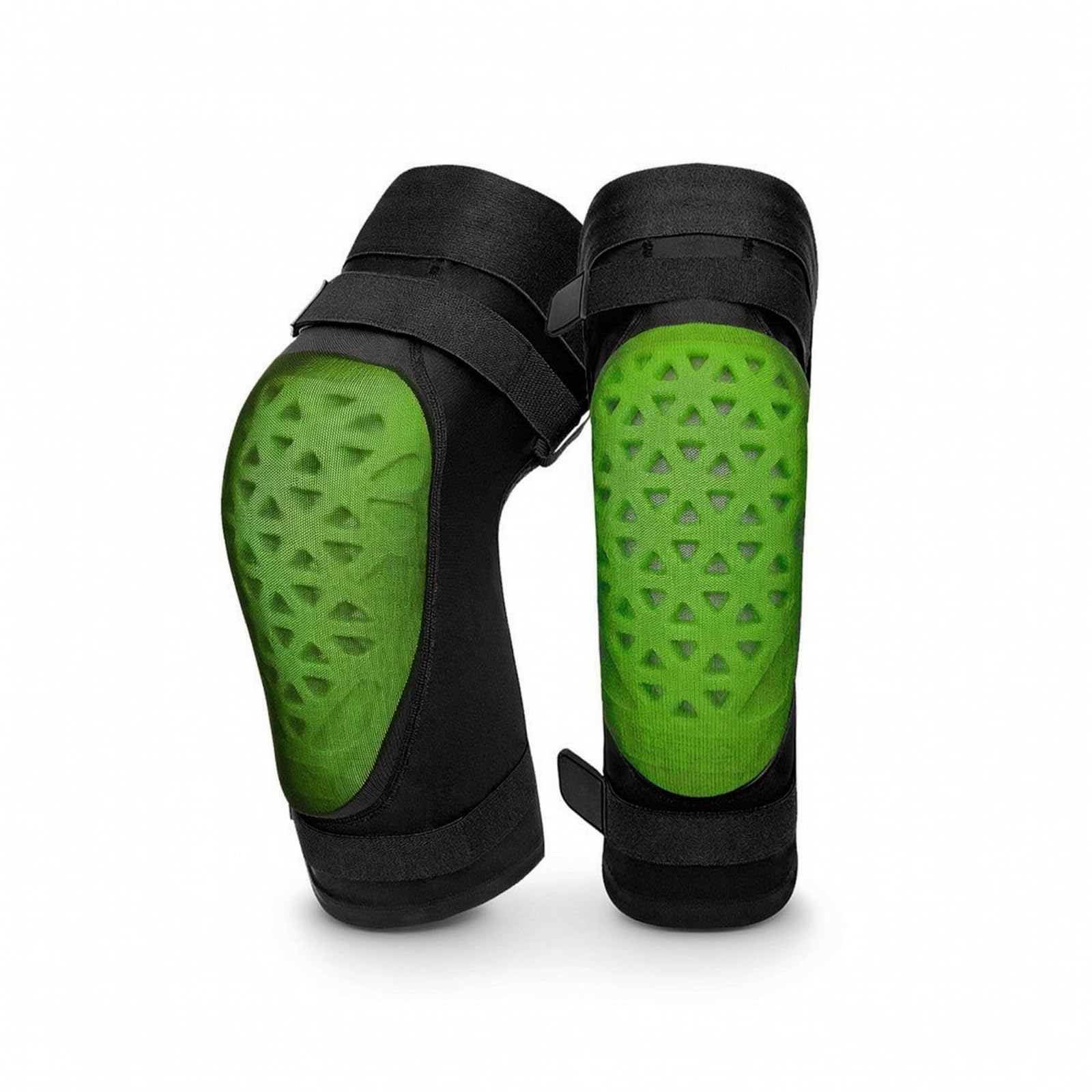 Ginocchiere da Sciistico Regolabili Ginocchiere con Imbottitura Antishock Equipaggiamento Protettivo per Sportivi, Sport Invernali, Allenamento