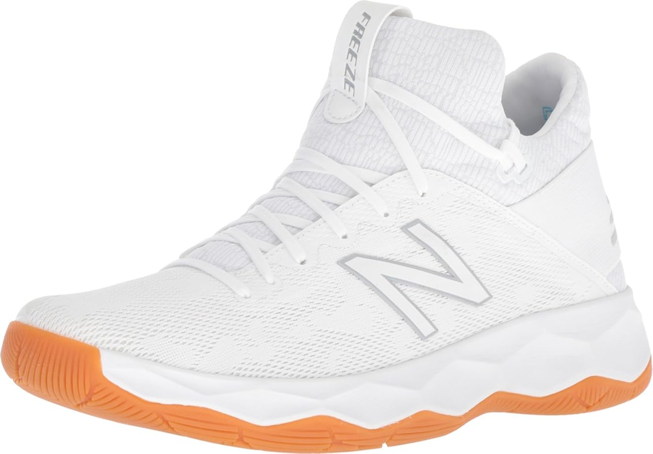 ウェア LAX New Balance Men's Freezelx 2.0 Box Lacrosse Shoe, White, 7.5