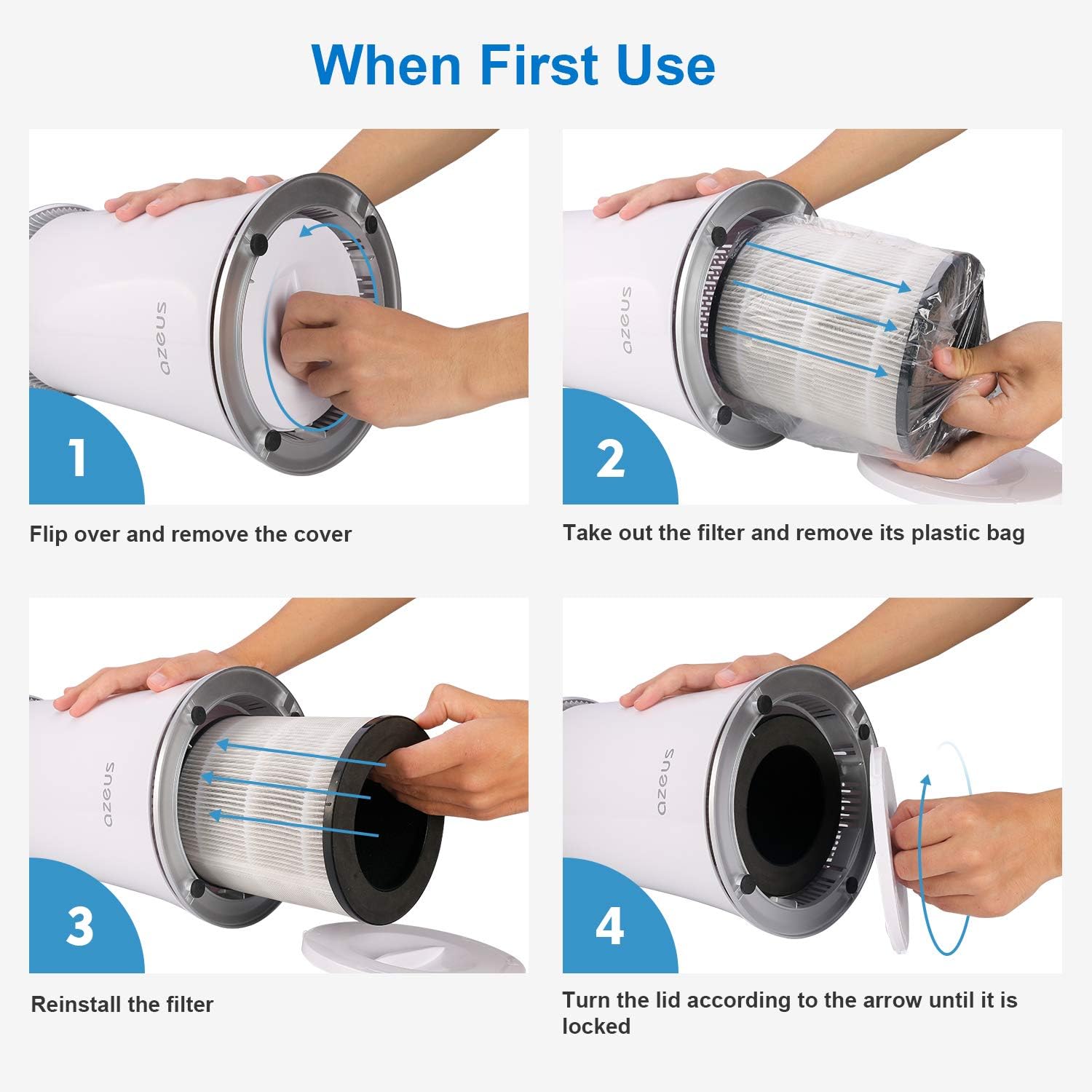 Filtre HEPA - Pour Tuyau En PVC Et Polyéthylène - Filtre Très