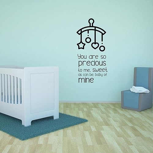 Miniatura 2 de Precious to Me Stars - Adhesivo decorativo para pared, diseño de estrellas recién nacidos y bebés