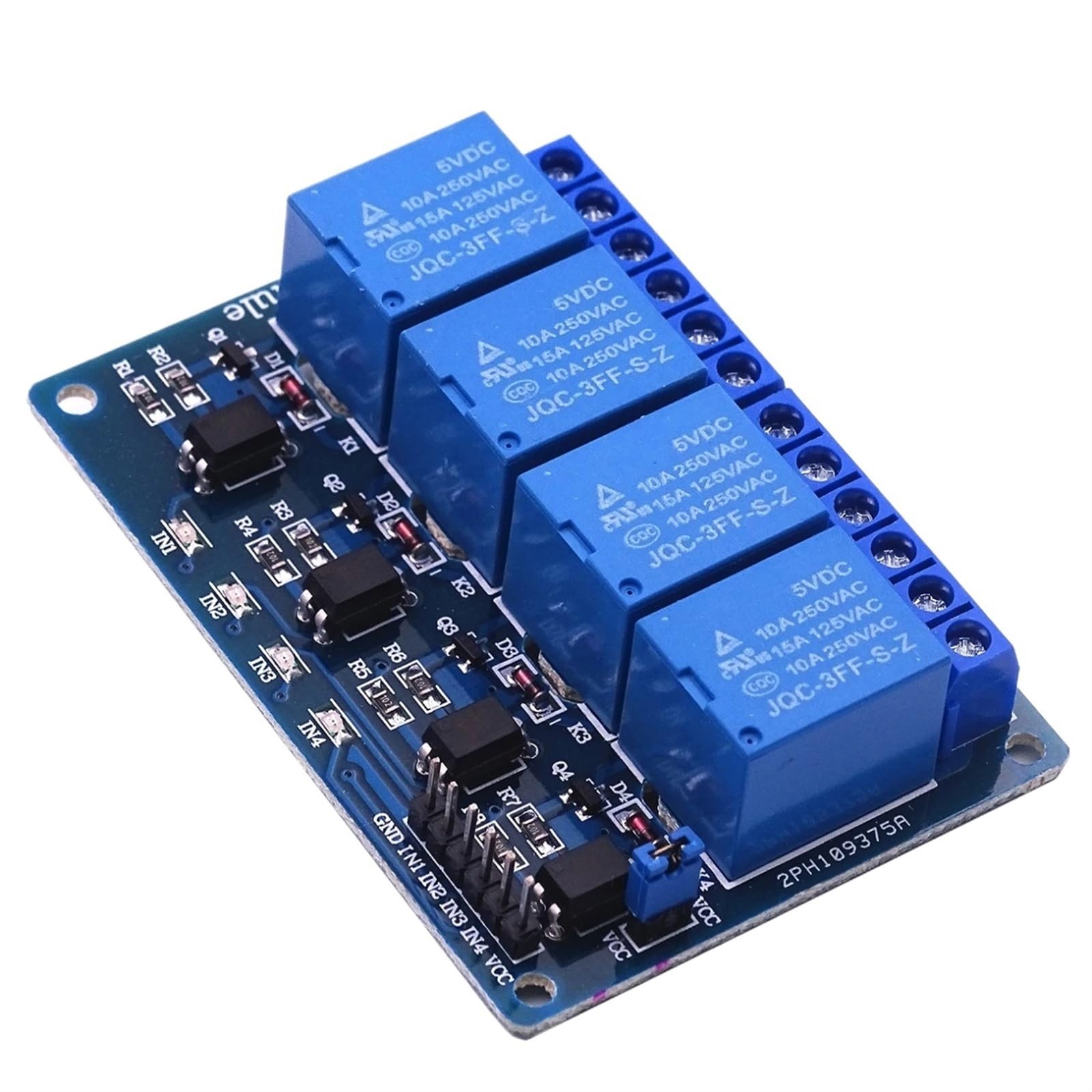 Module de relais 4 canaux 12V eviter surtensions grace optocoupleur