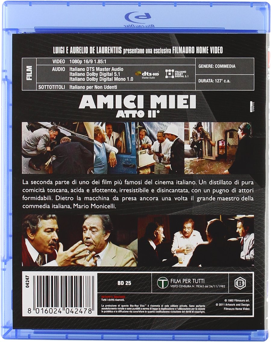 Amici Miei La Trilogia (Box 3 Br)