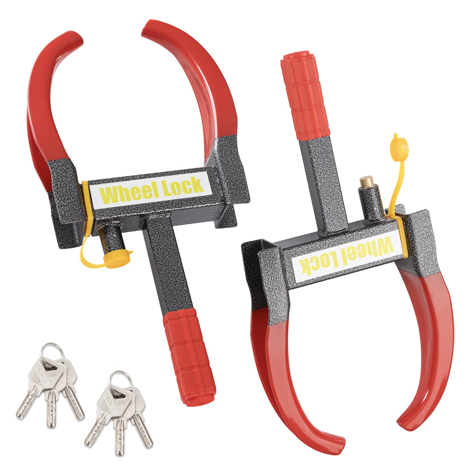 Buy CZC AUTO Wheel Lock Security Tire Lock Anti Theft Lock, Heavy Duty