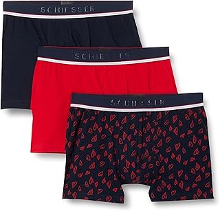 Schiesser Herren Boxershorts anliegendes Bein (3er Pack)
