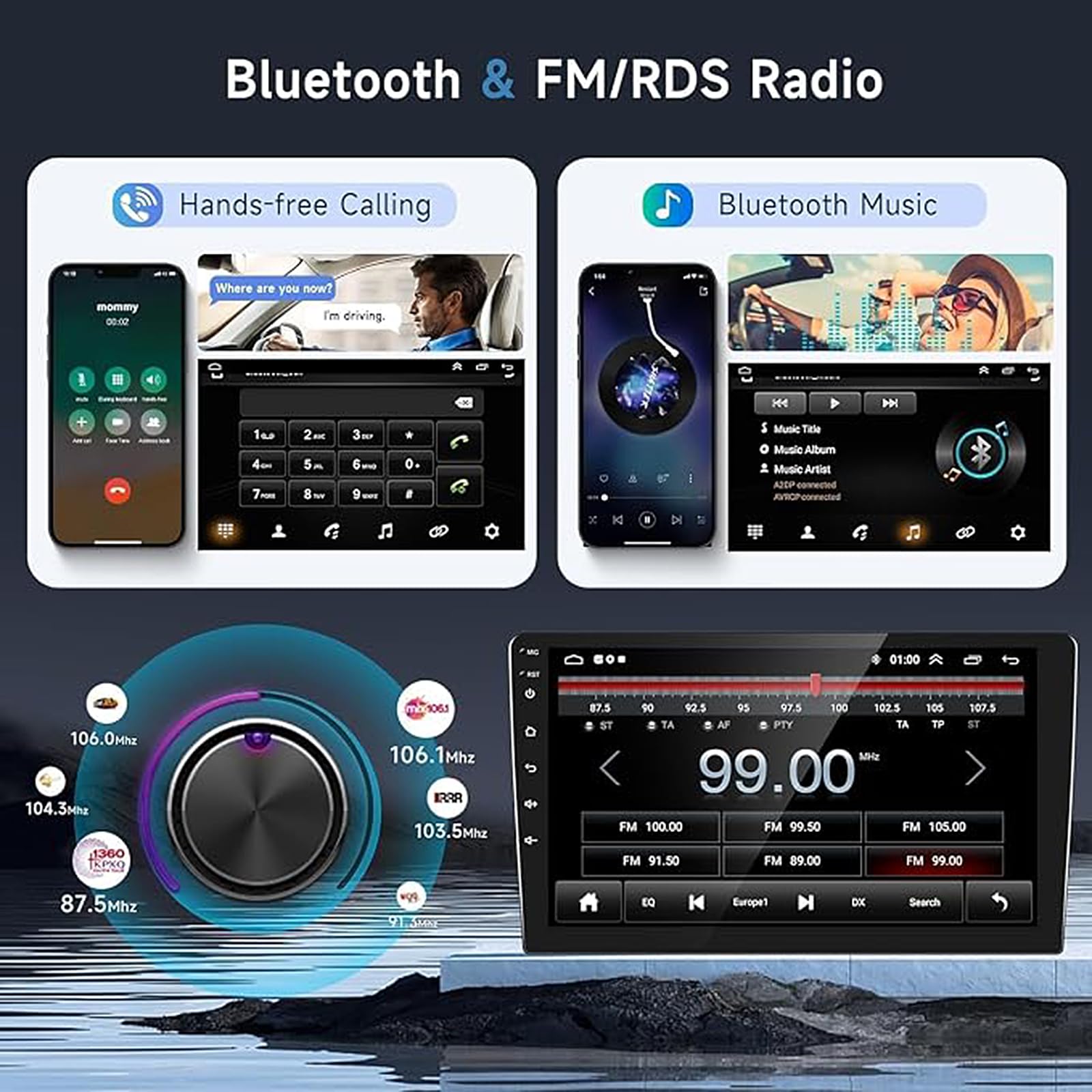 Radio Samochodowe Androidem 15 do To-yota Fortuner HiLux 2008-2014