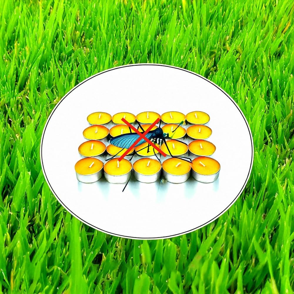 Vela de Téalights Aromáticas con perfumadas citronela 120velas ( PLUS HOME )