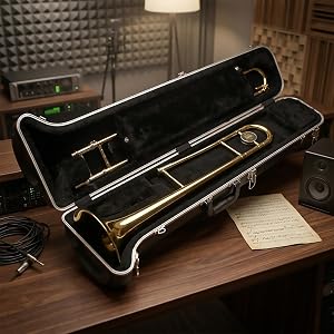 Amazon | SKB トロンボーン用ハードケース 1SKB-360 ブラック | 金
