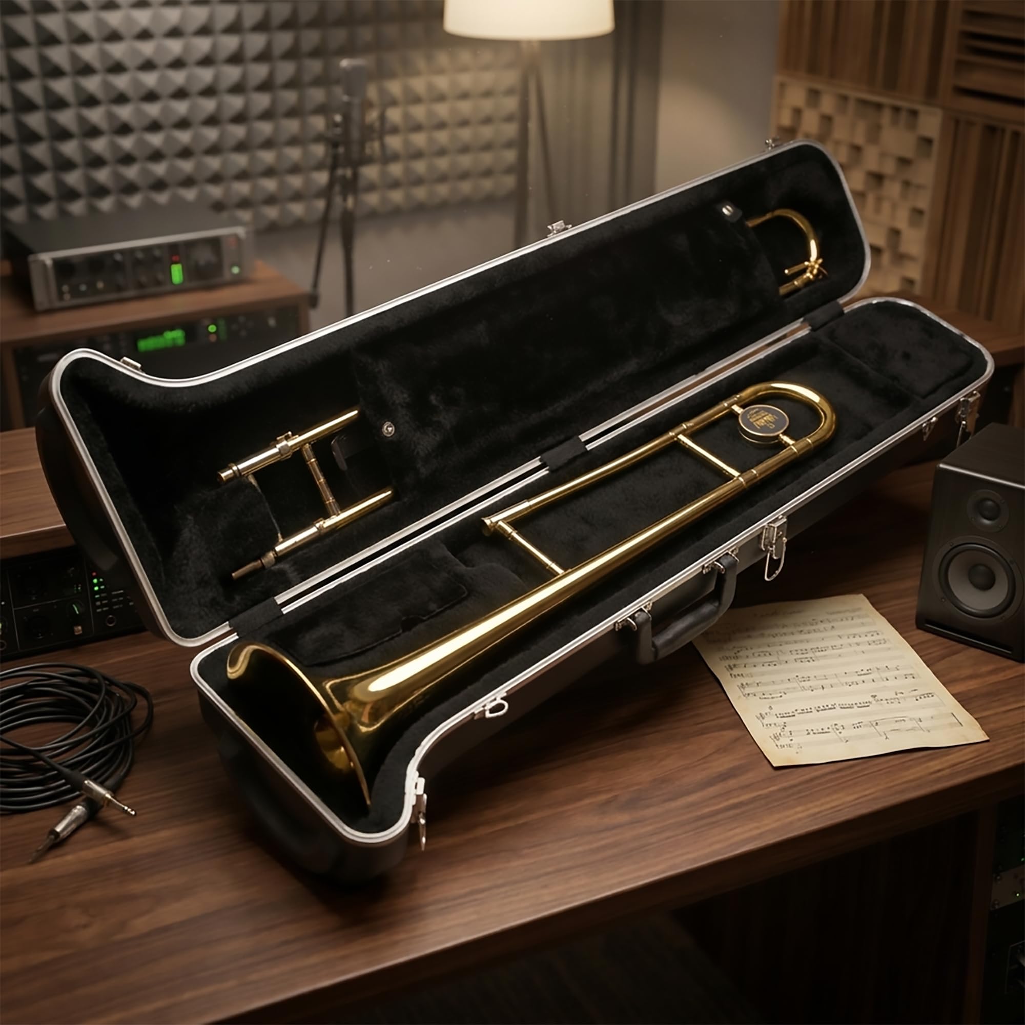 Amazon | SKB トロンボーン用ハードケース 1SKB-360 ブラック | 金