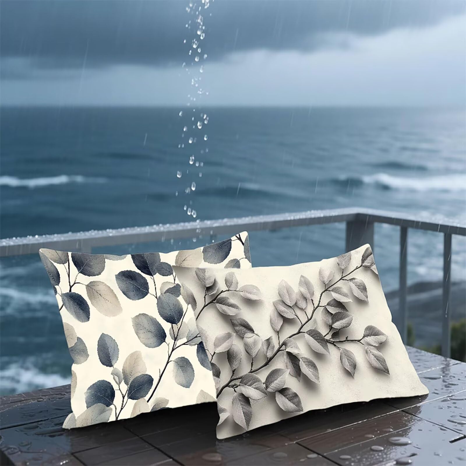 Federe Cuscino 60x80 Set di 2, Beige Federe Cuscini Divano Lino, Rettangolari Copricuscini 60x80cm Con Cerniera Invisibile, Copricuscino per Camera Letto Casa Decorazioni Regalo, Nordico M-7753