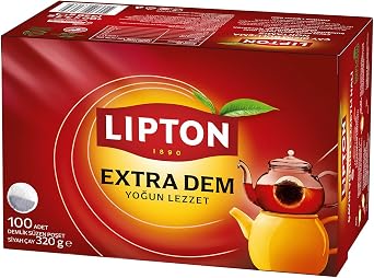 Lipton Extra Dem Demlik Poşet Çay, 100'lü, 320g