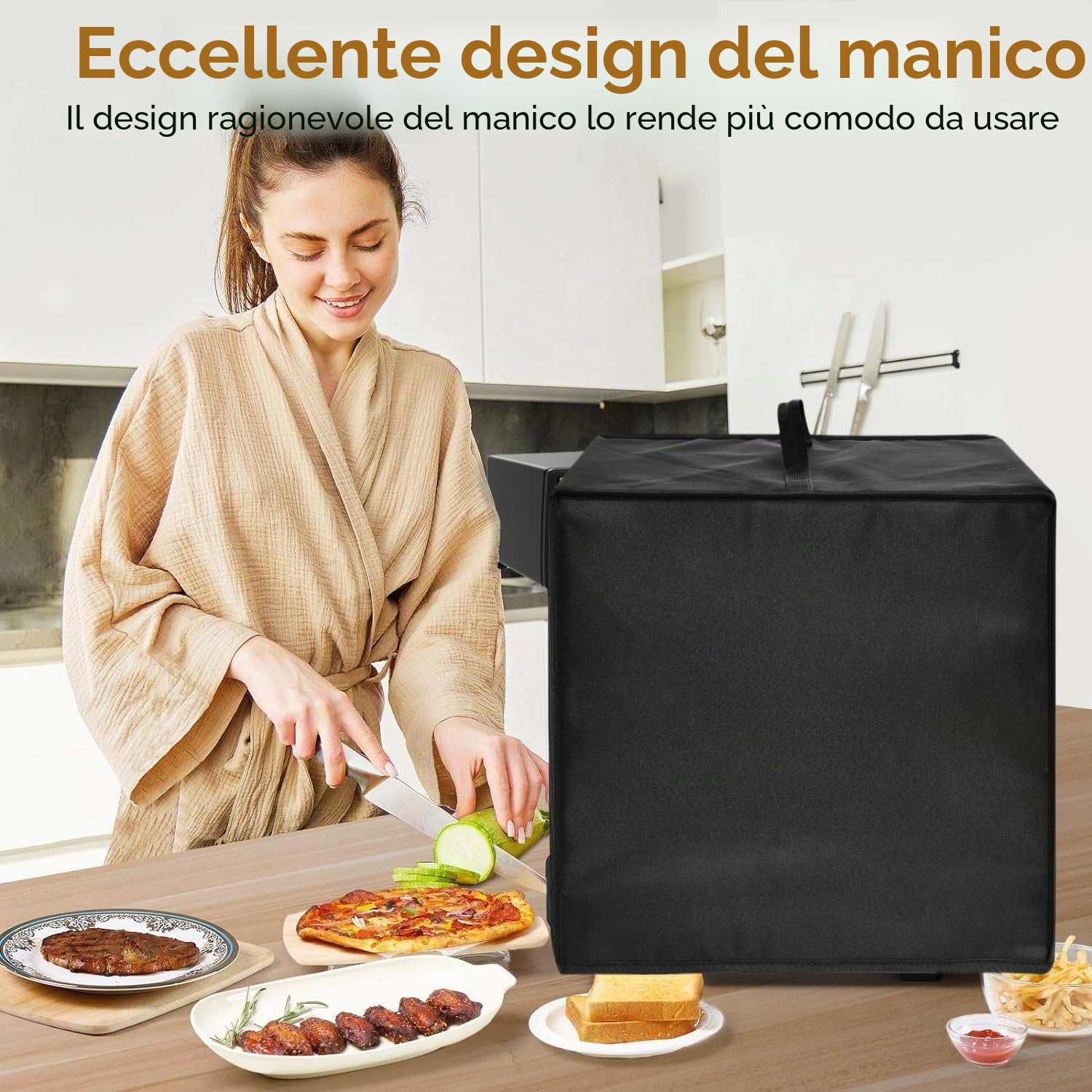 Resistente al calore, impermeabile, copertura universale antipolvere per macchine per la pasta Philips, serie 7000 HR2665/93, Unold 68801 Noodmeister e così via