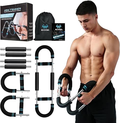 Twister Arm Trainer with 2/4 Springs, 20-120lb Adjustable 6 Resistance