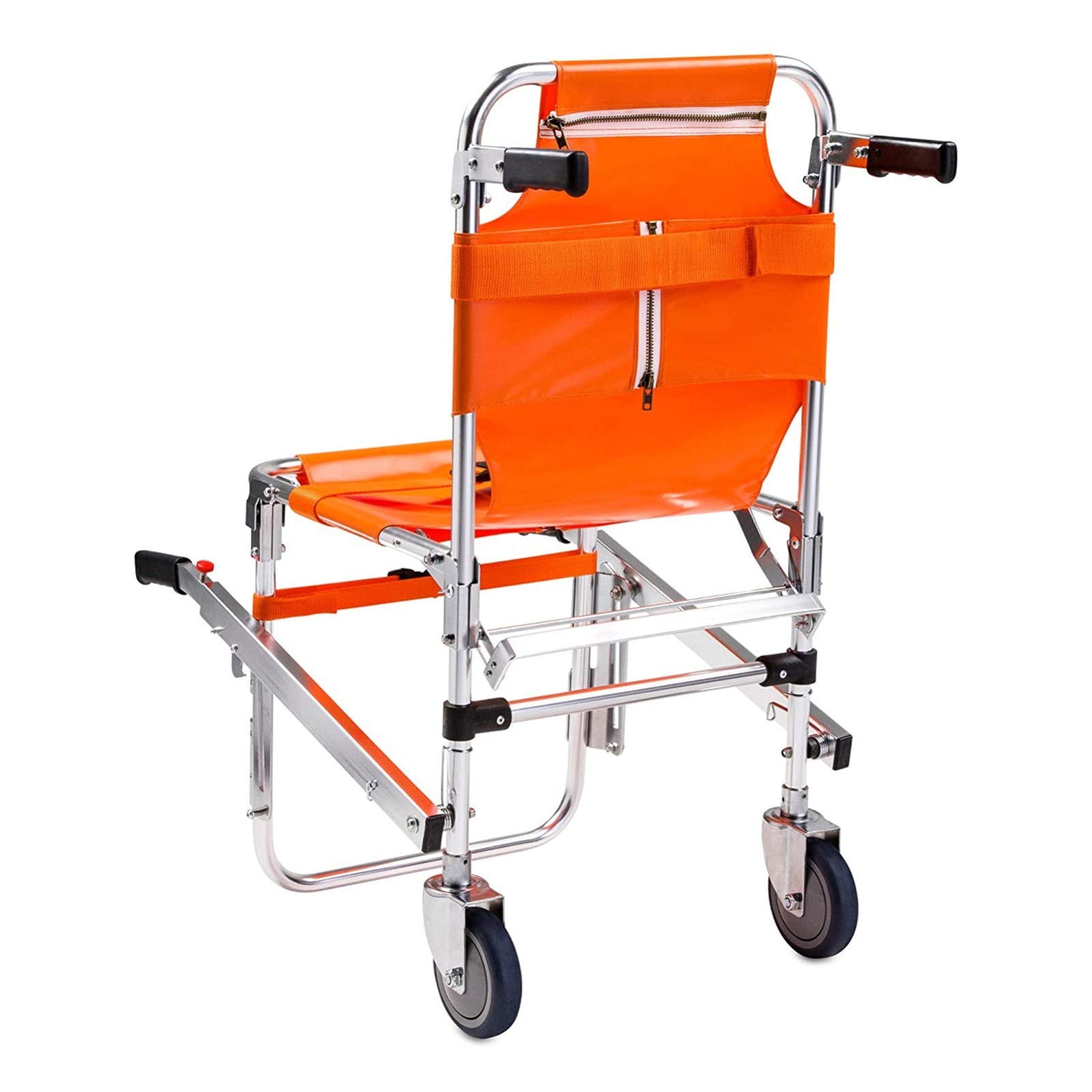 Sedia per Scale Pieghevole, Sedia Montascale Manuale, Sedia Evacuazione, Sedia Portantina per Scale, Sedia Montascale per Disabili, Assistenza Paziente Ambulanza 2 Ruote