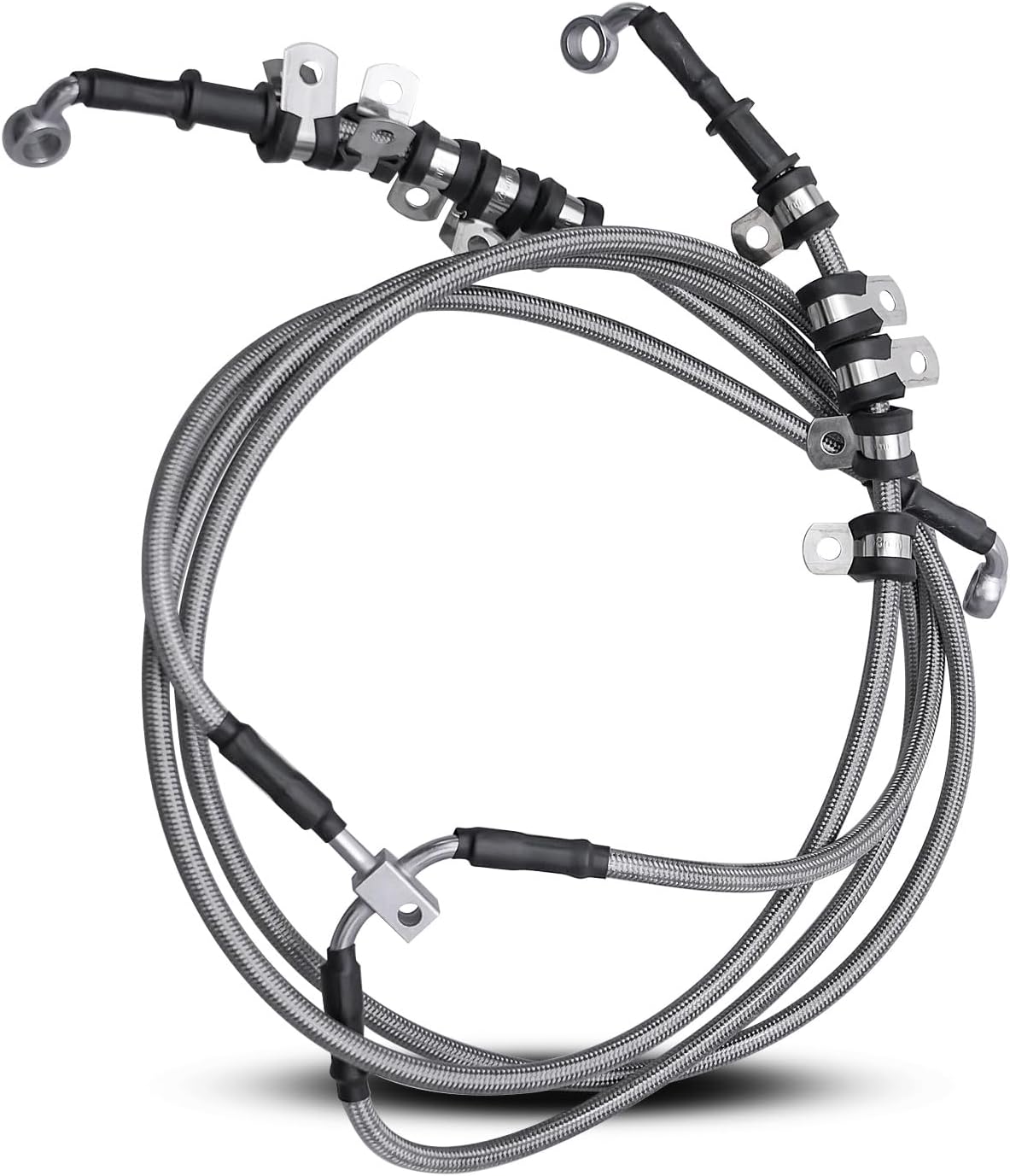 72 Inch Width Front Flexible Brake Line Hose Fit for Can-Am Maverick X3 Turbo 2017-2023 Replace 705601495