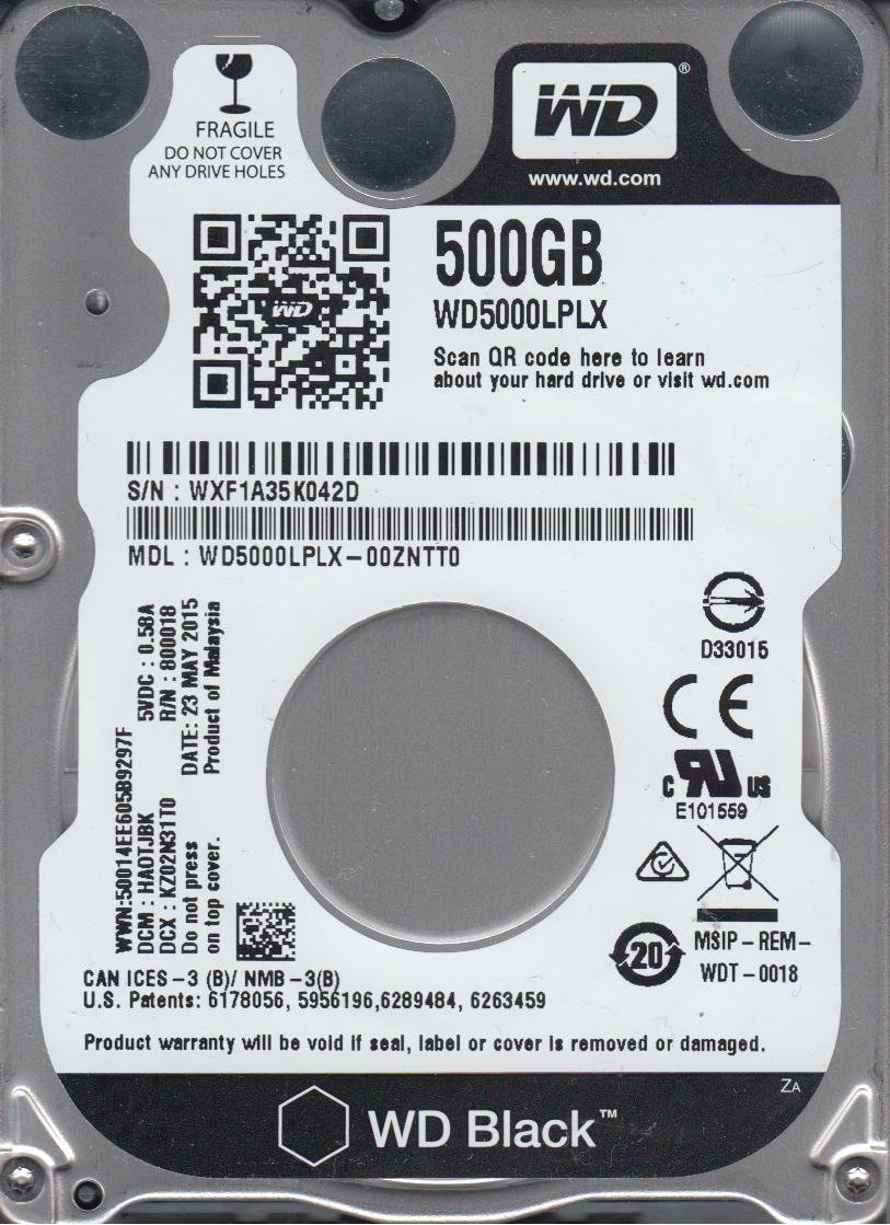 内蔵型ハードディスクドライブ Western Digital WD Black 500GB HDD Amazon.com: WD Black 500GB Performance Mobile Hard Disk