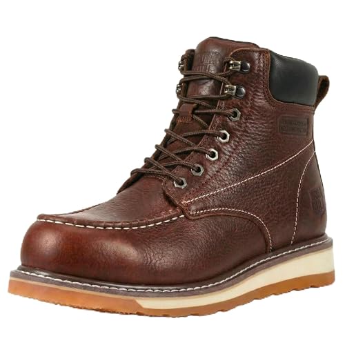 Men's 6 Inch Moc Toe Work Boots