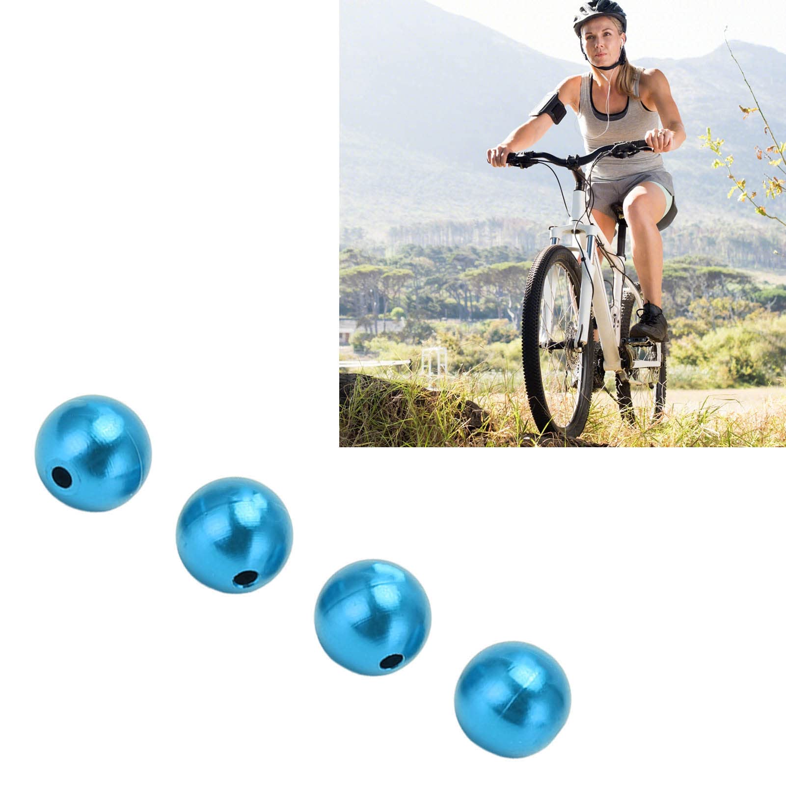 Tappi Per Cavi Freno Bici In Alluminio - Set Da 10 Pezzi, Crimpare Estremità Cavo, Antiruggine, Colori Vari (Nero, Rosso, Blu, Oro, Argento) Per Mountain Bike E Bici Da Strada - 2