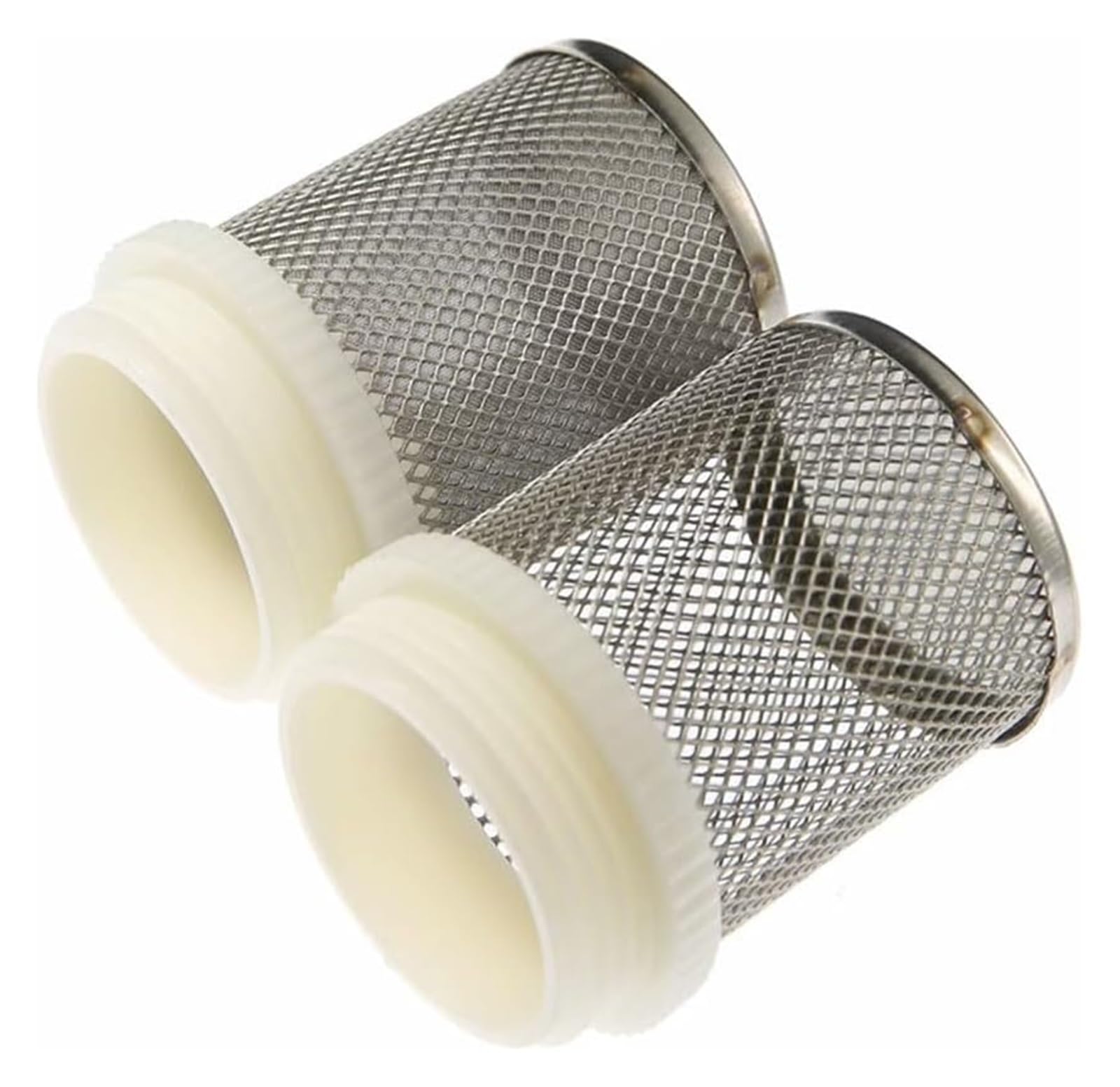 Válvula de retención de pie con filtro, 1 pieza de 25, 33, 38, 40 y 50 mm, filtro de manguera de acero inoxidable, tubo de riego for jardín, bomba de lavado de autos(2" 50mm)