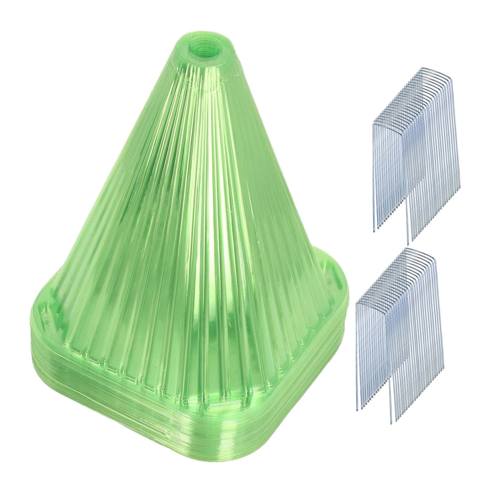 WEITING Pflanzenhut 50er Set, Pflanzglocke Für Pflanzhilfe, Pflanzenschutzhaube Wachstumshilfe, Pflanzenabdeckung Pflanzenschutz Vor Frost, Schnecken Und Vögeln