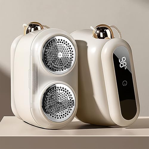 Miniatura 1 de LIEWET Afeitadora de tela removedor de pelusas recargable desfusionador de suéter afeitadora de ropa de doble cabeza rodillo de eliminación adhesivo