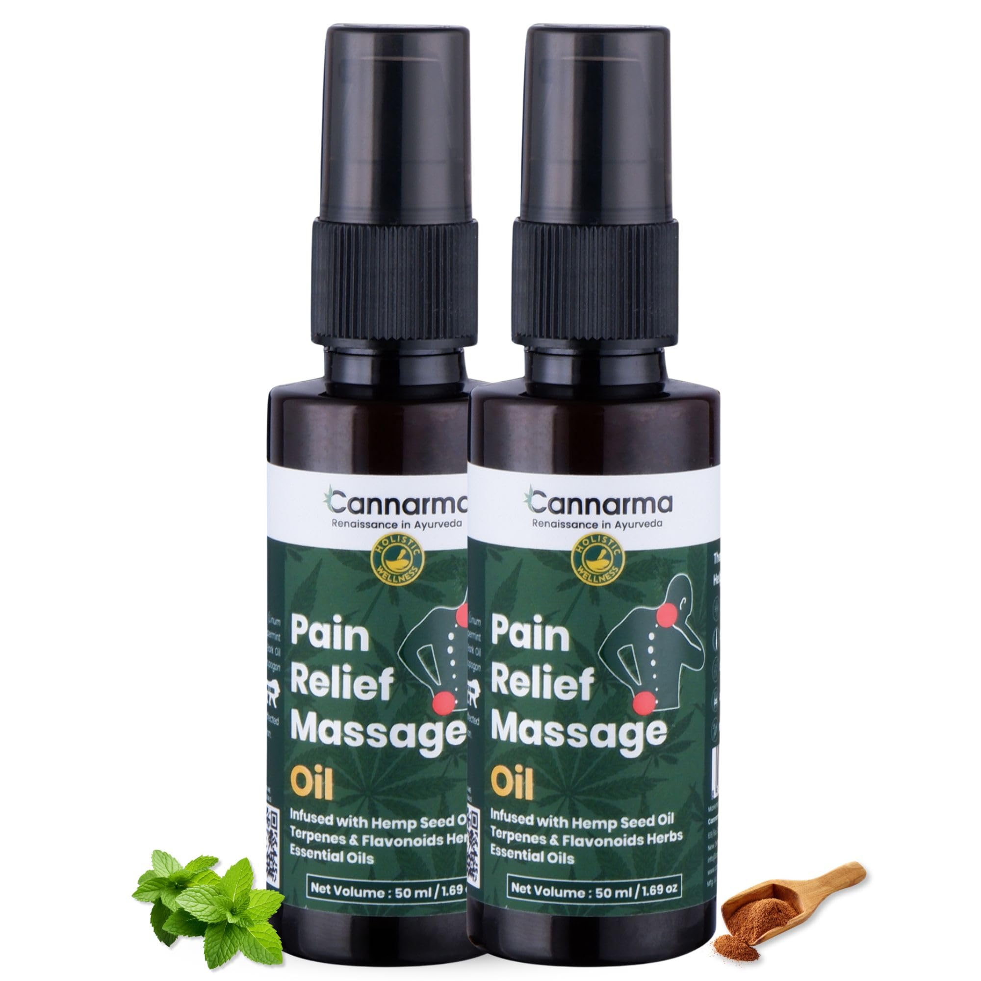 Cannarma ULTRA PREMIUM HEMP Pain Relief Massage oil - 50 ml for Arthritis Pain, Muscle Pain, Joint Pain, Knee Pain, Back Pain,100% Natural & Ayurvedic Pain Oil, Anti-Inflammatory (Pack of 2) (B0BJF5SCS5) Amazon Price History, Amazon Price Tracker
