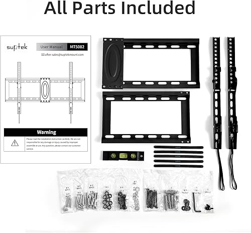 Miniatura 9 de Suptek Soporte de pared inclinable para la mayoría de televisores de 37 a 82 pulgadas, montaje universal con VESA máxima de 23.622 x 15.748 in y