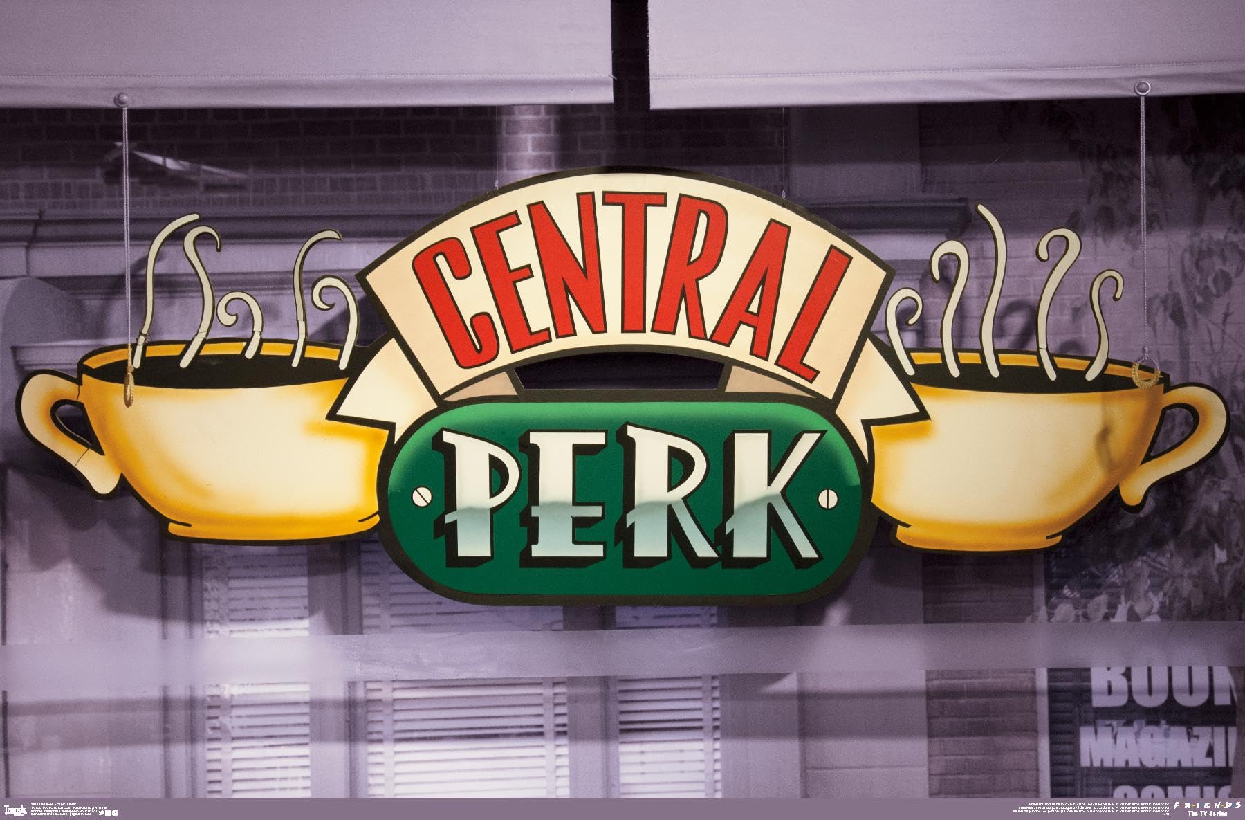 Trends International Friends - Central Perk Wall Poster, 22.375